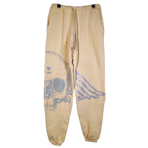 Civil Regime Jogger Sweatpants Men's‎ Sz S Beige No Tomorrow Collab